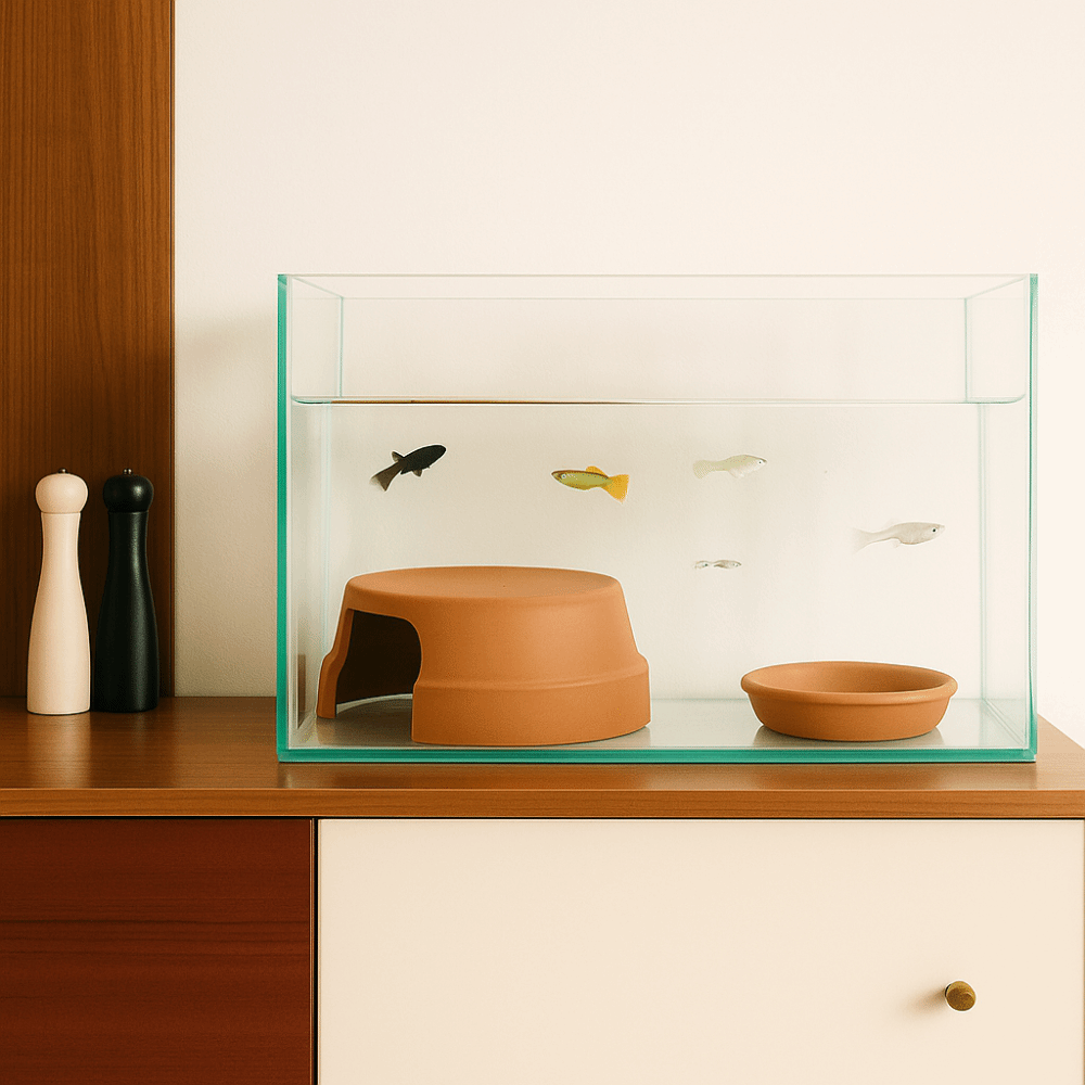Hide Cave Ceramic - Wielofunkcyjna ceramiczna kryjówka dla gadów, dekoracyjna