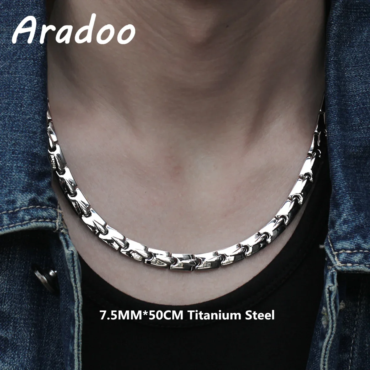 Ceramic Heat Emitter - Anionowe naszyjnik choker antyradiacyjne ze stali