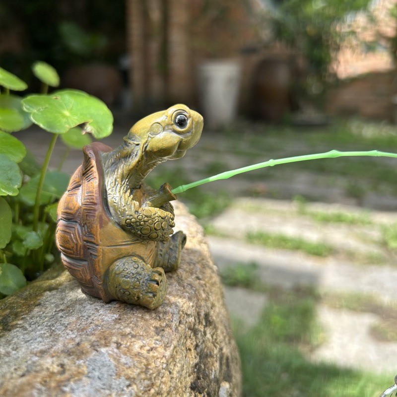 Water Dish Reptile - Żółw wędkarski akwarium dekoracja kreatywna chińska