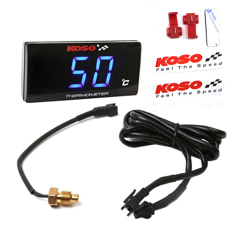 Digital Hygrometer Probe - Okrągły miernik temperatury motocykla motocykl temperatura