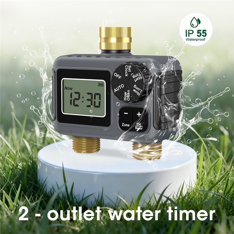 Timer do nawadniania ogrodu z  – Timer Dual Outlet recenzja i cena