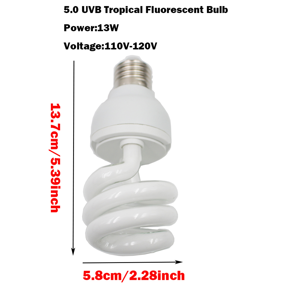 Gad 5.0 lampa UVB żarówka 13W  – Calcium Powder Reptile recenzja i cena