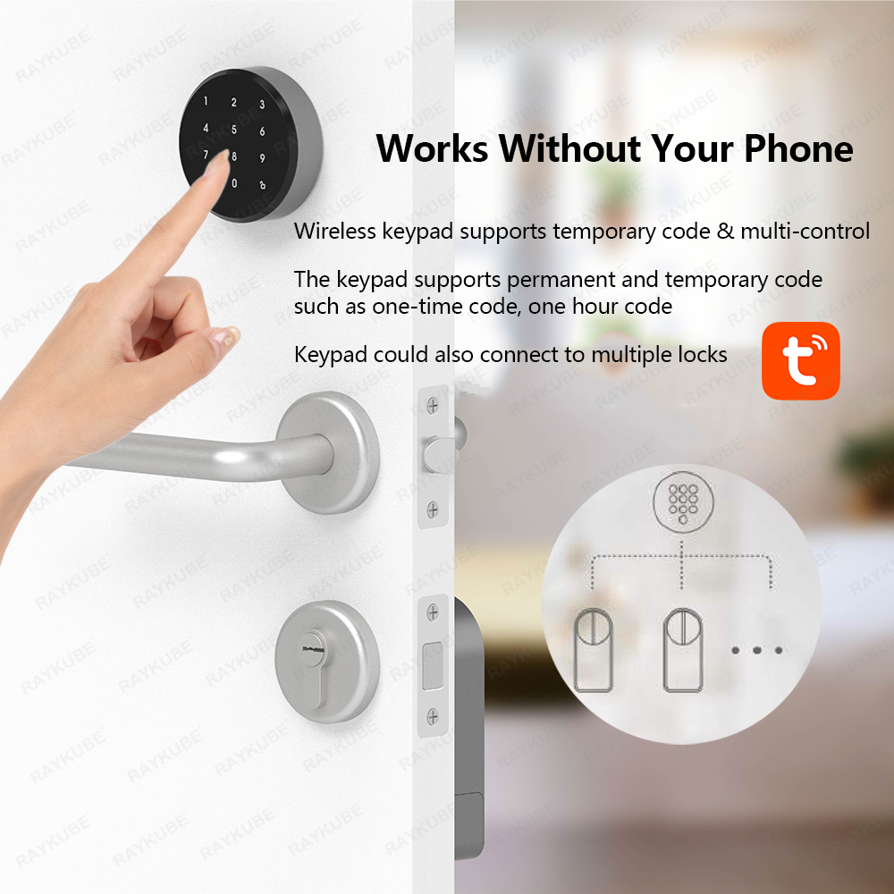RAYKUBE A1 Pro Tuya BEL inteli – Glass Door Hinge recenzja i cena