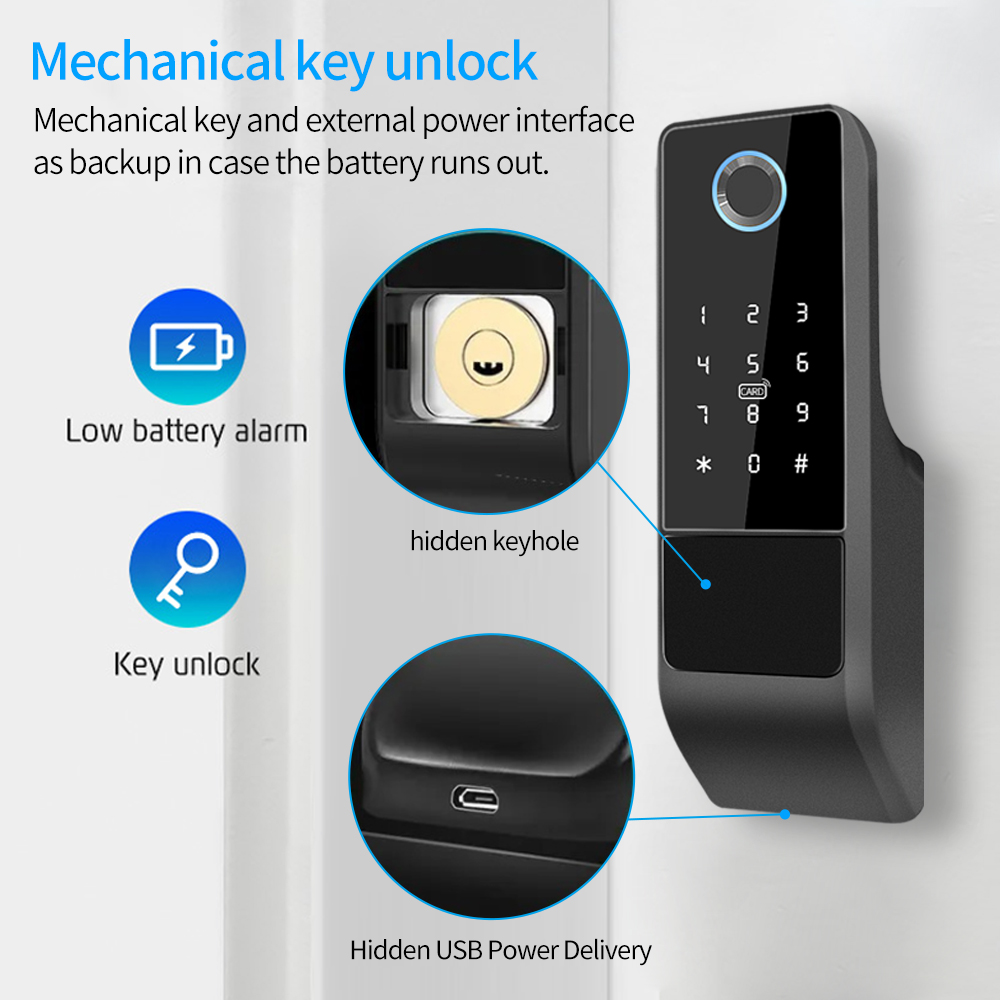 IP65 wodoodporny TTLock inteli – Glass Door Hinge recenzja i cena