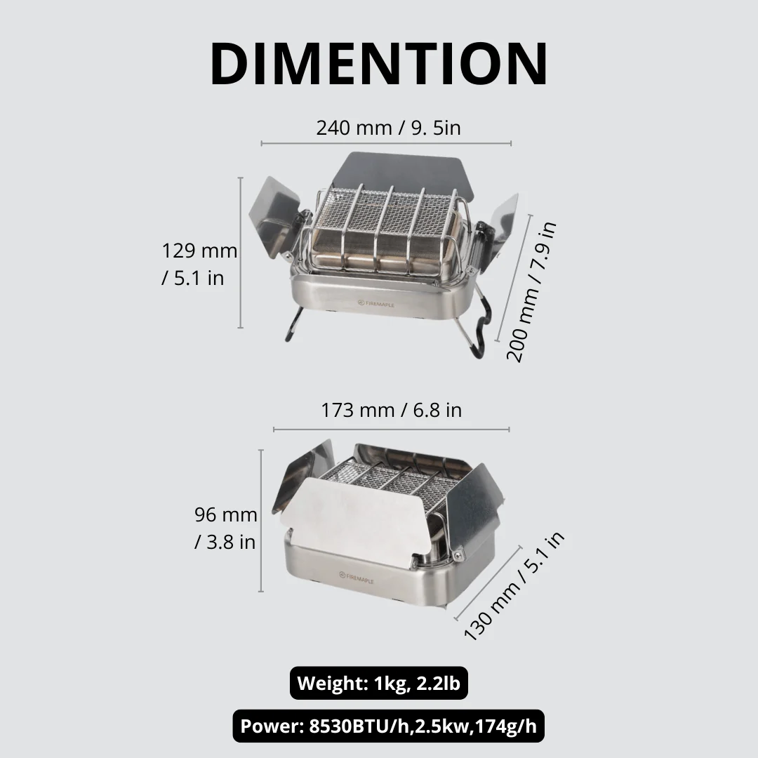Fire-Maple Sunflower X gazowa  – Ceramic Heat Emitter recenzja i cena