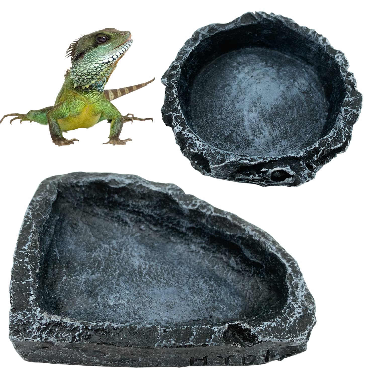 1/2 Zestaw Narożnych Miski na  – Water Dish Reptile recenzja i cena