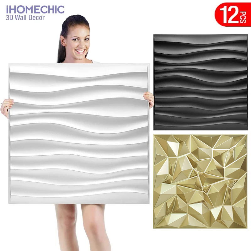 12 szt. 50x50cm Panel ścienny  – Pvc Panel Background recenzja i cena