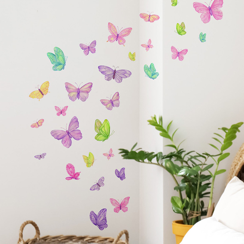 Romantyczny motyl Naklejki ści – Pvc Panel Background recenzja i cena