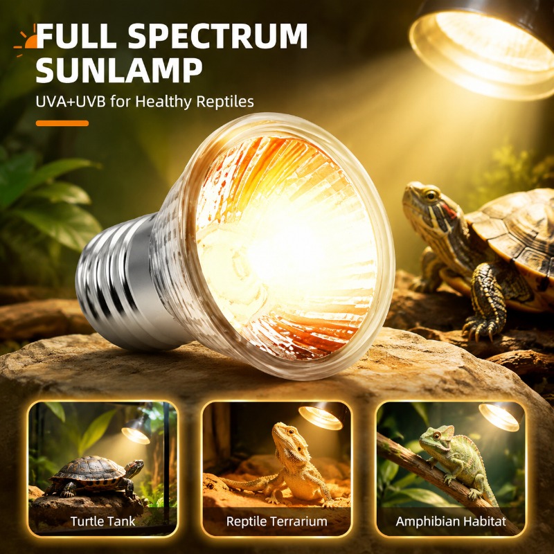 Wielofunkcyjna lampa grzewcza  – Calcium Powder Reptile recenzja i cena
