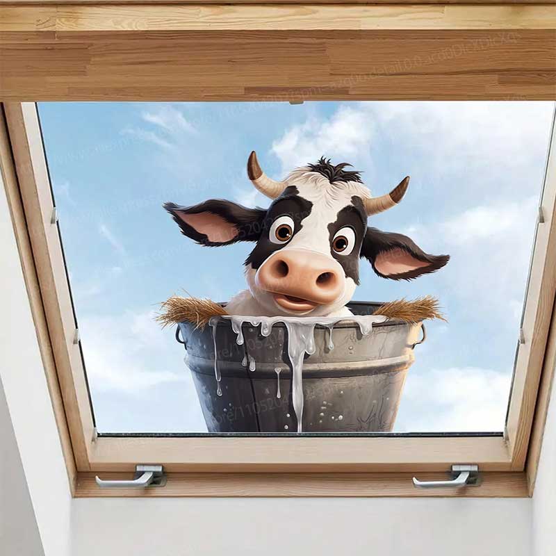 Urocze naklejki ścienne z krow – Pvc Panel Background recenzja i cena