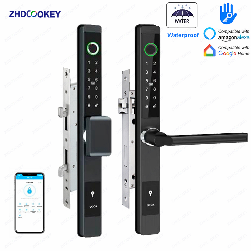 ZHDCOOKEY Biometryczny Cyfrowy – Glass Door Hinge recenzja i cena