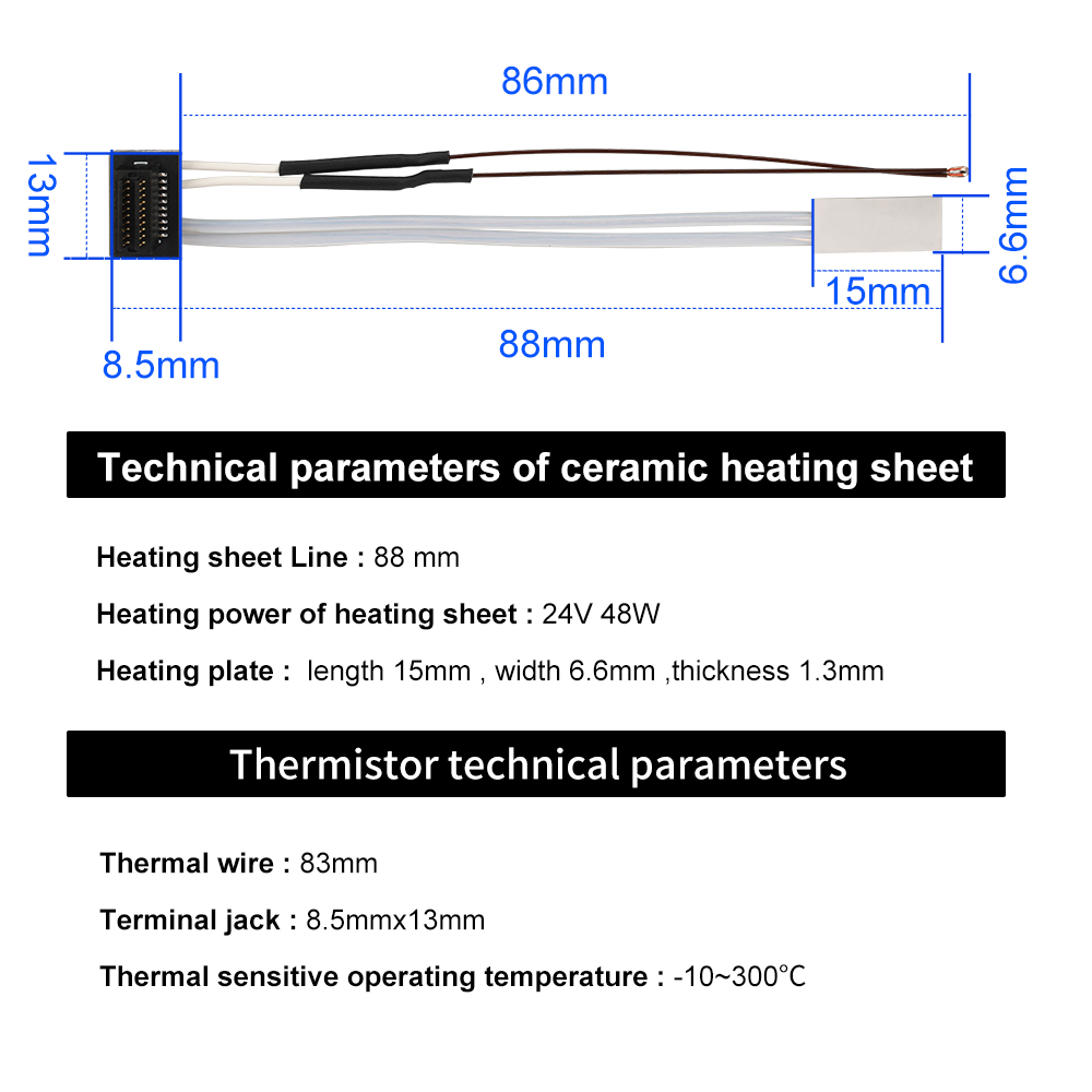 Termistor ceramiczny do Bambu  – Ceramic Heat Emitter recenzja i cena